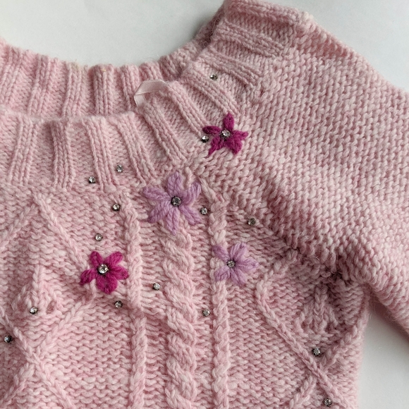 NWOT Free People wool embellished sweater size S - Picture 7 of 11